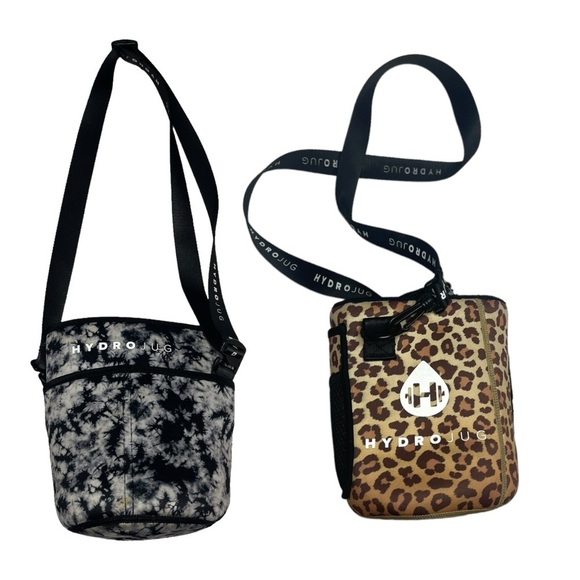 HydroJug Bottle Tye-Dye and Leopard Cheetah Sleeve Bundle - Picture 1 of 8